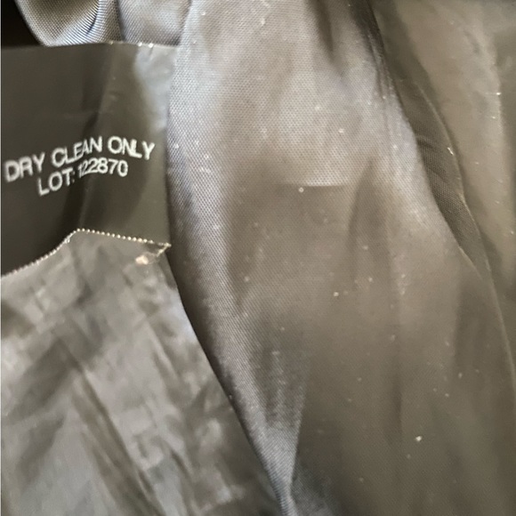 Michael Kors Women Long Double-Breasted Peacoat Sz 10 Small Charcoal Gray - Picture 8 of 8